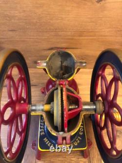 Coffee mill, FUJI, manual type, cast iron, antique, vintage, large, from Japan