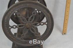 Coffee mill grinder Landers Frary Clark #20 wheel 8.5 New Britain antique