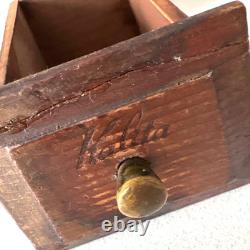 Coffee mill, manual, Kalita, antique, vintage, steel, made in Japan