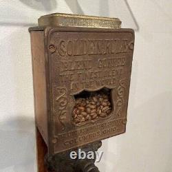 Coffee ornamental mill Arcade Golden Rule coffee grinder 1930 Vintage antique