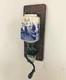 Delft Blue antique coffee grinder with windmill (1920s), from Amsterdam