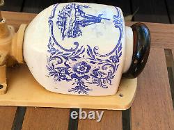 Delft Dutch Wall Coffee Mill Grinder Vintage Zassenhaus Holland