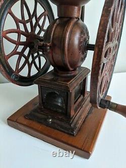 Double Wheel The Swift Mill Lane Bros. # 12 POUGHKEEPSIE NY Coffee Grinder