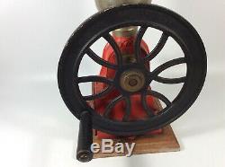 ELMA Single Wheel Antique Cast Iron Coffee Grinder Coffee Mill ORIGINAL 1930's