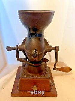 ENTERPRISE Antique Cast Iron Coffee Grinder MFG CO. Philadelphia