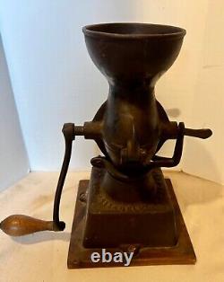 ENTERPRISE Antique Cast Iron Coffee Grinder MFG CO. Philadelphia