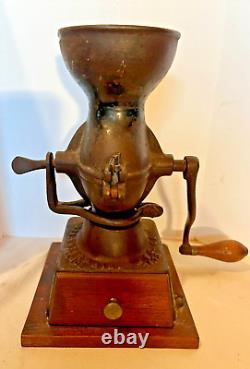 ENTERPRISE Antique Cast Iron Coffee Grinder MFG CO. Philadelphia