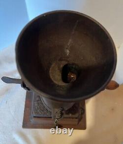 ENTERPRISE Antique Cast Iron Coffee Grinder MFG CO. Philadelphia