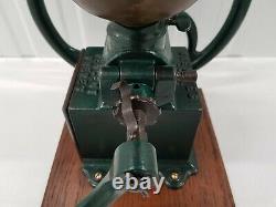 ERLY COFFEE GRINDER PEUGEOT FRERES MODEL C2 late 1800's BRASS HOPPER FRANCE