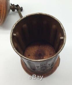 Early ITALIAN F & B Tre Spade Round Coffee Grinder Trespade FB Italy antique
