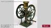 English Antique Coffee Grinder Jacobean Scientific And