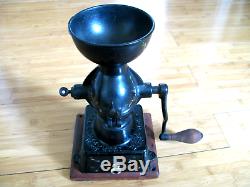 Enterprise Cast Iron Coffee Grinder Mill Antique Philadelphia USA