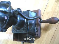 Enterprise Cast Iron Coffee Grinder Mill Antique Philadelphia USA