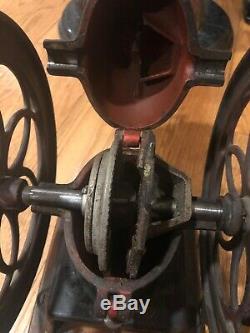 Enterprise Coffee Grinder Double Wheel Table Mill Antique #123