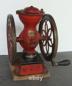 Enterprise No. 2 coffee mill, working, original paint & decals