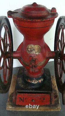 Enterprise No. 2 coffee mill, working, original paint & decals