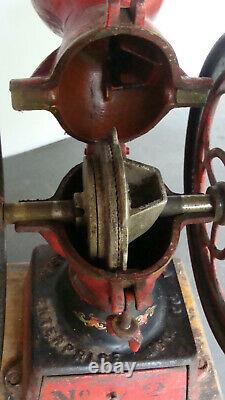 Enterprise No. 2 coffee mill, working, original paint & decals