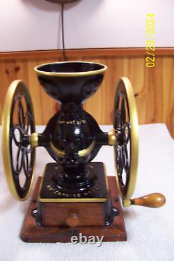 Enterprise early # 3/2 wheel Coffee Grinder/Very good cond. /Recently refurbished