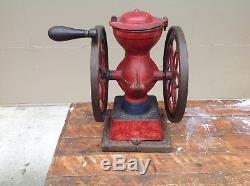 Enterprise no 2 coffee grinder antique cast iron