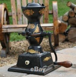 Extremely Fine Enterprise No. 1 Cast Iron Coffee Grinder Mill Antique American