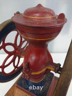 FUJI Coffee Mill Iron Coffee Grinder Antique Vintege #1