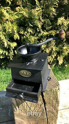 Fantastic Vintage French Coffee Grinder Mill With Draw