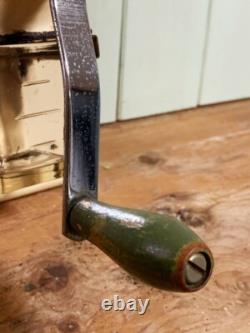 GERMAN ANTIQUE PeDe Dienes Wall-Mount Coffee Grinder Manual Mill Vintage Decor