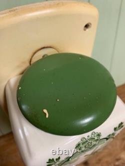 GERMAN ANTIQUE PeDe Dienes Wall-Mount Coffee Grinder Manual Mill Vintage Decor