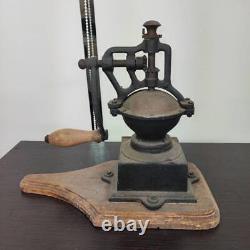 Ground Coffee Mill Wooden Retro Antique Manual Interior