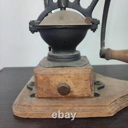 Ground Coffee Mill Wooden Retro Antique Manual Interior