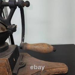 Ground Coffee Mill Wooden Retro Antique Manual Interior