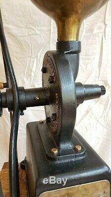 Huge Antique Industrial Balance Wheel Coffee Grinder Emmericher Maschinenfabrik