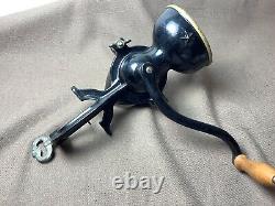 Husqvarna Cast Iron Coffee Mill Antique Table Mount Grinder Coffee Great Shape