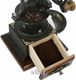 INice Vintage Style Manual Coffee Grinder