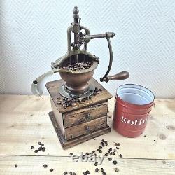 ITALIAN Caffé Coffee Grinder Vintage Mill Moulin Cafe Molinillo Kaffeemuehle