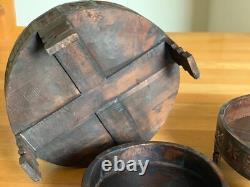 Indian Carved Grinder Chakki Tablerare Vintage Originalhandcraftedlarge Size