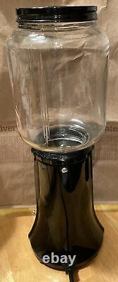 KItchenAid Burr Coffee Grinder KCG200OB Black EUC Kitchen Aid Glass Vintage Exc
