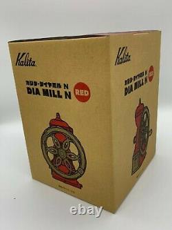 Kalita Antique Design Dial Mill N Red 42137 Cast iron Coffee Grinders Japan