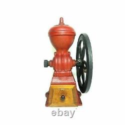 Kalita Antique Design Dial Mill Red 42137 Cast iron Coffee Grinders