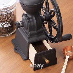 Kalita Coffee Mill Cast Iron Hand Grind Manual Diamond Mill Black Antique Japan