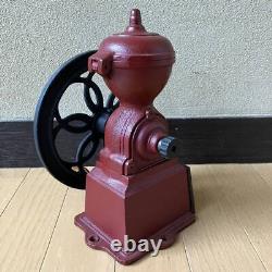 Kalita DIA Coffee Mill Hand Mill grinder Showa retro antique Red Made in Japan