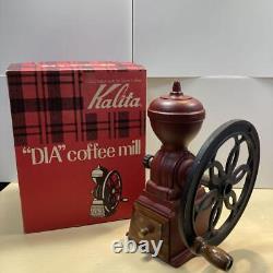 Kalita DIA Mill Coffee Hand Grinder Red Vintage Antique witho Box JAPAN USED