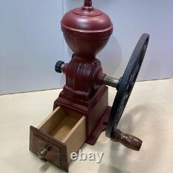 Kalita DIA Mill Coffee Hand Grinder Red Vintage Antique witho Box JAPAN USED