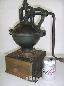 LQQK LARGE 1800S Antique SGDG Peugot Freres Coffee Grinder Industrial Shop Use