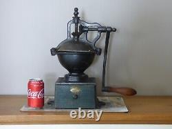 Large Antique Peugeot number 2 coffee grinder-rare