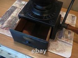 Large Antique Peugeot number 2 coffee grinder-rare