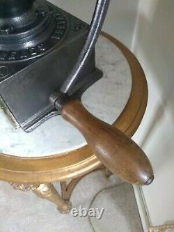 Large shop counter Antique Peugeot A2 Cast Iron Coffee Grinder c1900s