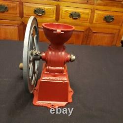 MJF Patentado Antique Coffee Grinder Mill Original Cast Iron Single Wheel Spain