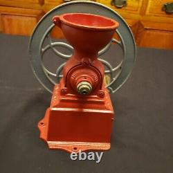 MJF Patentado Antique Coffee Grinder Mill Original Cast Iron Single Wheel Spain