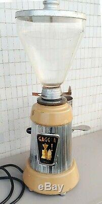 Macinacaffè GAGGIA Vintage coffee grinder espresso machine Kaffeemühle Faema bar